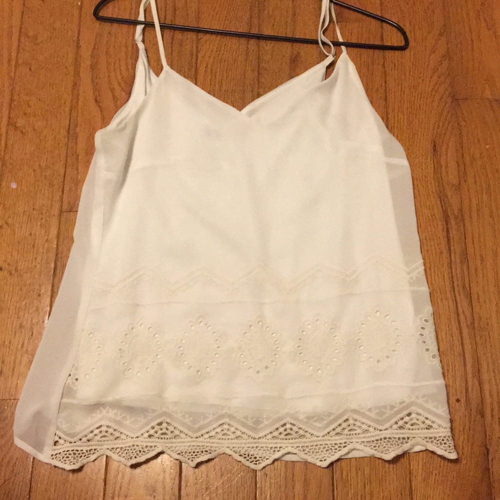 White tank top